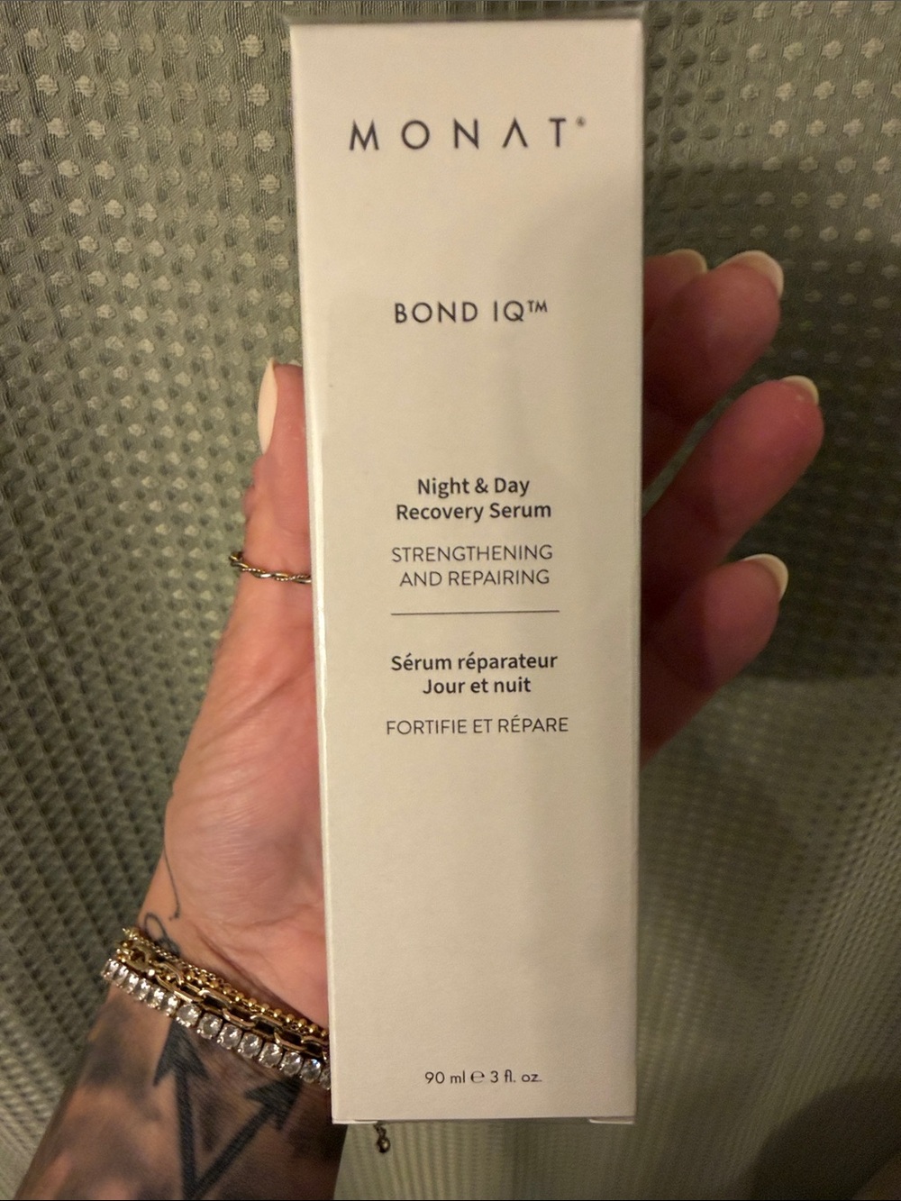 MONAT Bond IQ Night & Day Recovery Serum — White